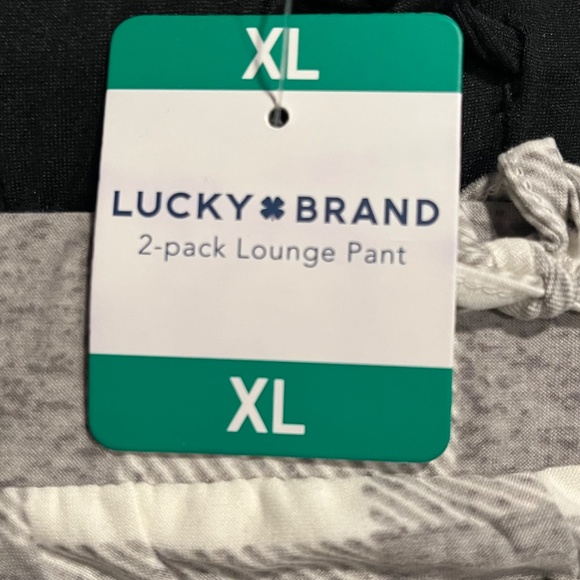 LUCKY BRAND STRAIGHT LEG LOUNGE PANT WITH DRAWSTRINGS/POCKETS 2PACK XL BRAND NEW - Picture 12 of 12